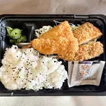 アジフライ弁当（もとらく弁当）