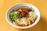 冷やし麻辣 汁なし担々うどん(讃岐のおうどん 花は咲く 新中野本店)