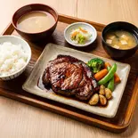 ジューシートンテキ定食（豚の台所 ぶう庵）