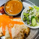 Mentai cheese naan set(インドネパール料理サプナ)