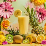 バナナスムージー banna smoothie（ChuuChuuフルーツ盛り盛りアサイーボウル Fruit-packed Acai Bowl 三鷹店）