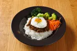 キーマカレー(ブロッコリーと半熟卵トッピング)（脇町珈琲）