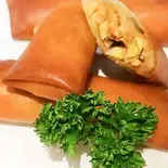 自家製春巻3本(自家春卷)（中華居酒屋 暉記）