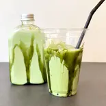 抹茶ミルク（Milk Cafe みるくsan サッポロファクトリー店）