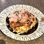 米粉お好み焼き:えび玉(ABENO HUB)