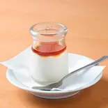 奥久慈卵のカスタードプリン（【オムライスの名店】ビストロ ウッフ）