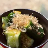 塩タレきゅうり（串カツ創作料理いこ平野店）