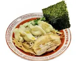水餃子トッピング油そば【レンジ油そば】（武蔵野アブラ學会 神田店）