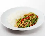 青椒豚肉絲飯Aoi pork rice（上海イーエックス 葛西店）