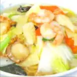 海鮮湯麺(けいぐん飯店)