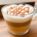 キャラメル・マキアート (ホット)（欧風カレーとespressoのお店 TRAD）