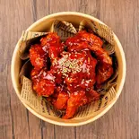 おひとり様ヤンニョムチキン 양념 컵 치킨 Yangnyeom chicken cup size（マンギョン食堂 0704）