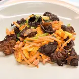 木くらげ卵炒め（竜香飯店）