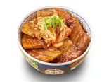 キムチ豚バラ丼〈肉大盛〉Kimchi Pork Belly Bowl Large（豚丼屋TONTON船場センタービル10号館店）