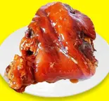 隆江猪脚(豚すね肉)（豚角煮飯・広東亭 駒込店）