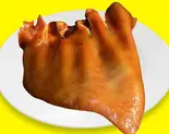 脆糯猪耳(豚耳)（豚角煮飯・広東亭 駒込店）