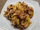 長ネギとラム肉炒め 葱爆羊肉（中華ビストロ享京味シャンジィンウェ）