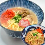 沖縄軟骨ソーキそば ジューシーセット（沖縄居酒屋81-31）