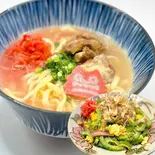 沖縄軟骨ソーキそば ゴーヤチャンプルーセット（沖縄居酒屋81-31）