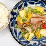 ゴーヤチャンプルー ライスセット（沖縄居酒屋81-31）