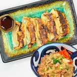 あぐー豚ぎょうざ(5個) ジューシーセット（沖縄居酒屋81-31）