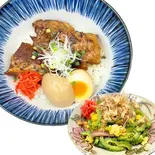 炙りなんこつソーキ丼 ゴーヤチャンプルーセット（沖縄居酒屋81-31）
