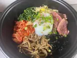 ビビンバ 温泉たまご付き（牛将）