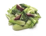青梗菜としいたけ炒め（冬木中華酒場）
