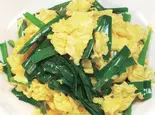 ニラと玉子炒め（冬木中華酒場）