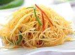炒土豆丝(じゃがいも炒め)（中華料理 阿里香）