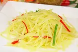 香辣土豆丝(じゃがいも辛味炒め)（中華料理 阿里香）