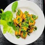 ネギ付け豆腐 Đậu Ráng Sốt Mỡ Hành（ベトナム料理ハイイエンフード）