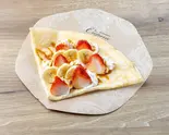 いちごキャラメルバナナクレープ（アイスるんです摂津本山店）