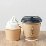 HOTミルクティー＆ミニアイス（アイスるんです摂津本山店）