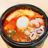 海鮮チーズスンドゥブ【温玉】（博多もつ鍋総本家 喜楽）