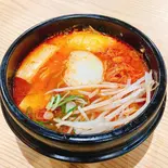 キムチチーズスンドゥブ【温玉】（博多もつ鍋総本家 喜楽）