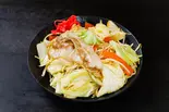 豚入り焼きそば(塩)（大盛り無料！具材山盛り焼きそば専門「かなざわ商店」）