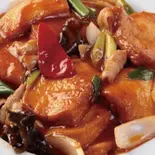 揚げ豆腐と色々野菜のピリ辛炒め（中国料理 東海園）