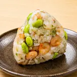 ♥えび枝豆 Onigiri –Shrimp ＆ Edamame（焼き鳥 お持ち帰り専門店 すがもと）