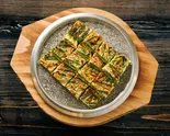 【もちもち食感】ニラチヂミ（韓流チーズヌードル シンケッチ 上青木3丁目店）