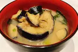 とろっと茄子のお味噌汁(香ばし鰻重・うな丼 うな玉堂 本店)