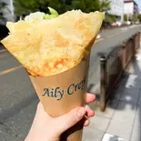 焼きたて目玉焼きとチーズ(アイリークレープ)