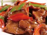 牛肉のオイスターソース Beef with Oyster Sauce(香港亭 中野店)