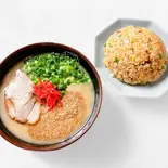 博多ラーメン+チャーハン（博多ラーメン長浜や 東高円寺店）