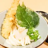えび天ぶっかけうどん（元咲(げんき)）