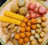 盛り合わせ揚げもの（1995COFFEE NISHIKAWAGUCHI）
