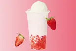 【フロート】タピオカ 苺ミルク Tapioca Strawberry Milk Float(好味茶房 Our Tea #タピオカと好きな時間。 大井町店)