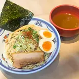 鶏魚介味玉つけ麵（つけ麺や 武双 グランツリー武蔵小杉店）