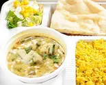 ミックスベジタブルカレーセット(ナン・ライス) Mix Vegetable Curry Lunch Set（アジアティーク 立川店）