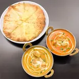 お好きなカレー2種類カレー＆チーズナン/2Curry Select＆Cheese Naan（ナンハウス）